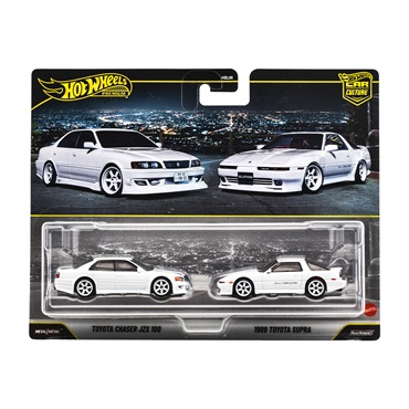 ホットウィール プレミアム2パック トヨタ チェイサー JZX 100 / 1989 トヨタ スープラ　JHW57-9866