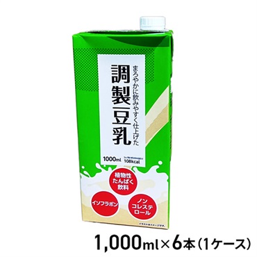 マルサンアイ 調製豆乳 1000ml×6本（1ケース）