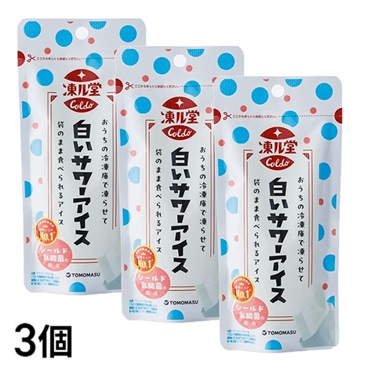 友桝飲料 凍ル堂 白いサワーアイス 80g×3個