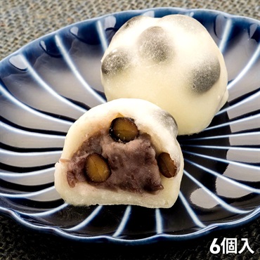 黒豆大福6個 恵那栗工房 良平堂