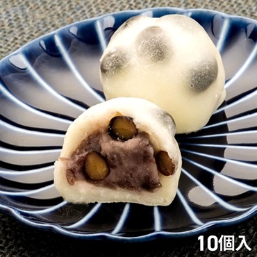 黒豆大福10個 恵那栗工房 良平堂