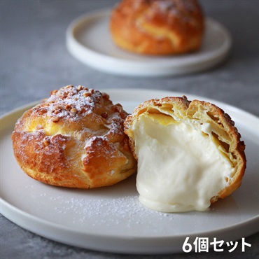 Milk & Beans Mui 　牛乳屋さんが作るシュークリーム 6個ギフトセット