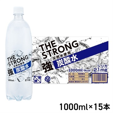 チェリオ THE STRONG 強炭酸水(1000ml×15本)