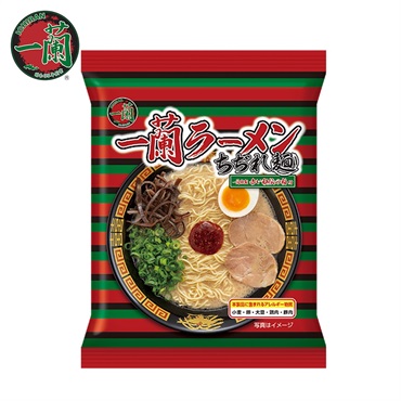 一蘭ラーメン ちぢれ麺