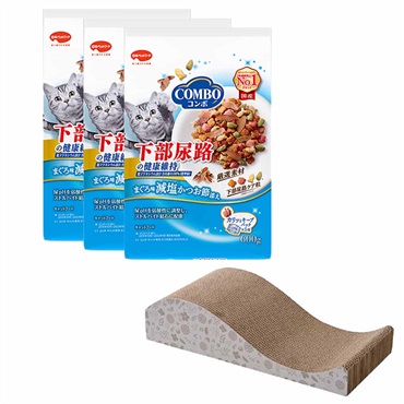 コンボ キャット 下部尿路の健康維持　3個＋つめみがき（ホエール）セット