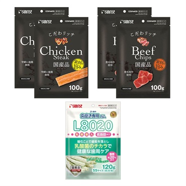 サンライズ　わんちゃん用おやつセット（中・小型犬向き）