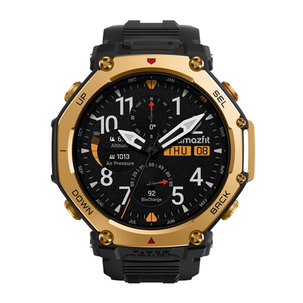 AMAZFIT　Ｔ－Ｒｅｘ　３　Ｐｒｏ　４８ｍｍ　ブラックゴールド