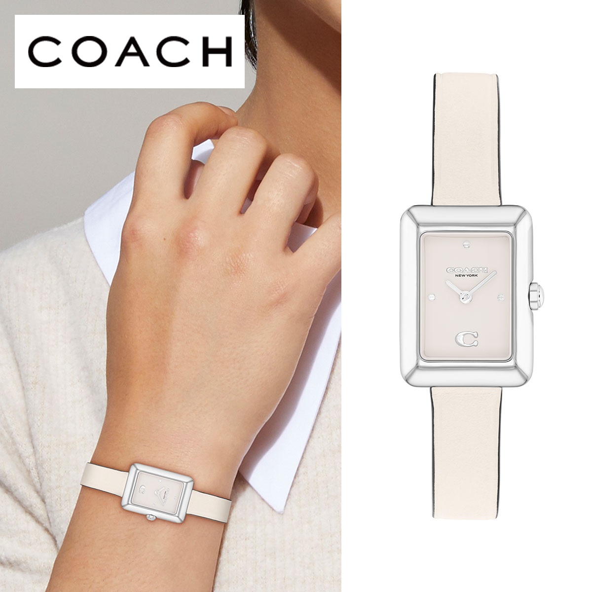 ＣＯＡＣＨ　ＭＡＲＡ　ＳＳ　レディース腕時計　チョーク　14504582