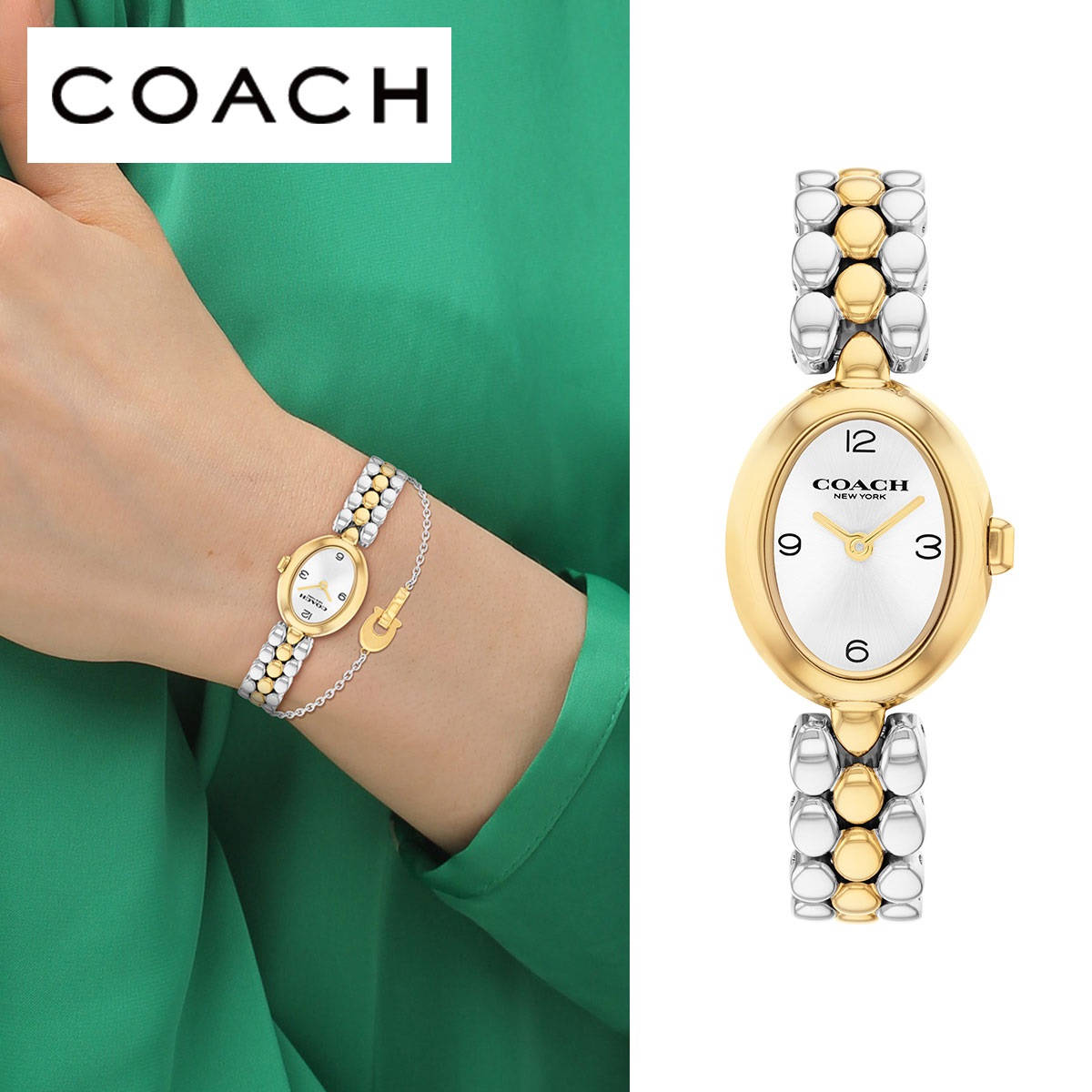 ＣＯＡＣＨ　ＳＡＭＭＹ　ＧＩＦＴＳＥＴ　レディース腕時計　シルバー文字盤　14000128