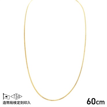 【造幣局検定マーク入り】 2面喜平ネックレス　10g×60cm