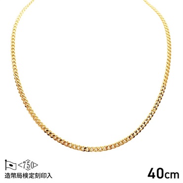 【造幣局検定マーク入り】 2面喜平ネックレス　20g×40cm