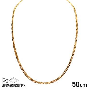 【造幣局検定マーク入り】 2面喜平ネックレス　30g×50cm