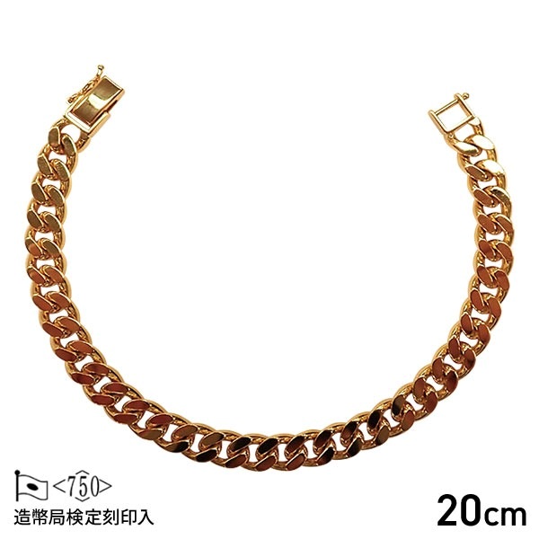 【造幣局検定マーク入り】 2面喜平ブレスレット　50g×20cm