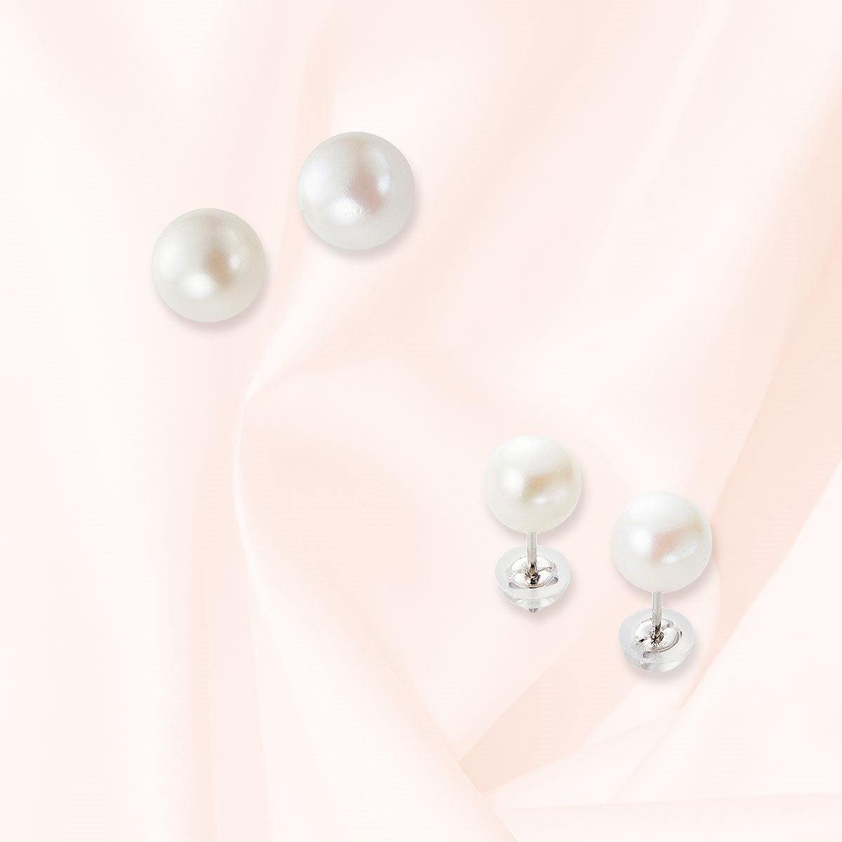 プラチナパールピアス