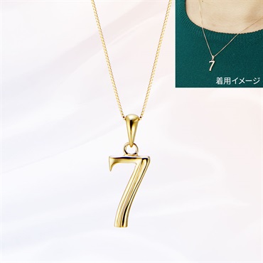 Ｋ１０ＹＧナンバーネックレス　７