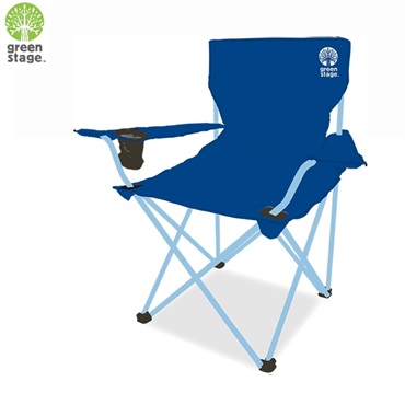 greenstage.GSコンパクトに収納できるアームチェア ブルー