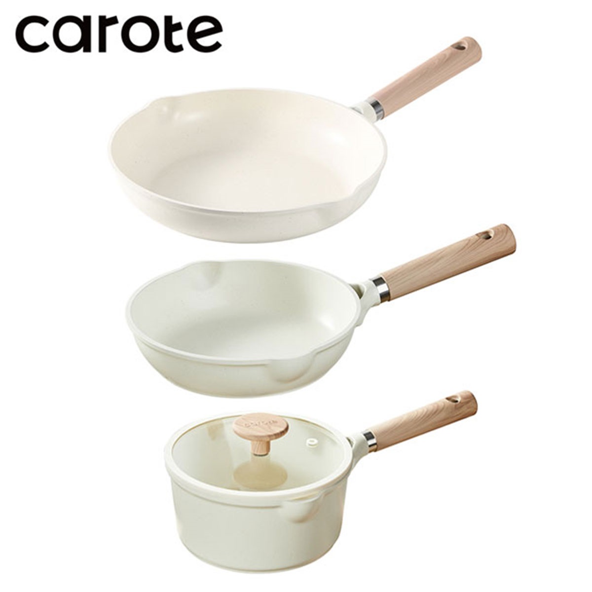 【IH対応】カローテフライパンセット