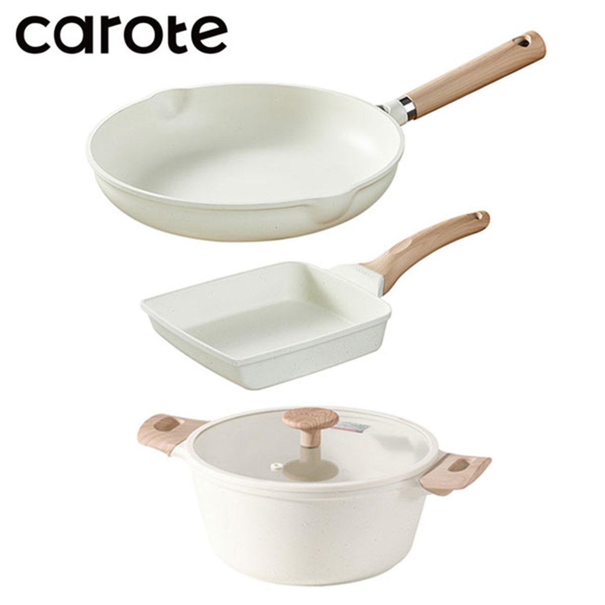【IH対応】カローテ３点セット