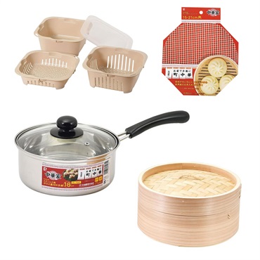 お鍋でもレンジでもお手軽蒸し料理セット