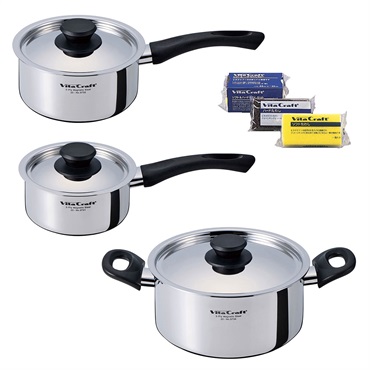 ビタクラフト無水調理3点セット