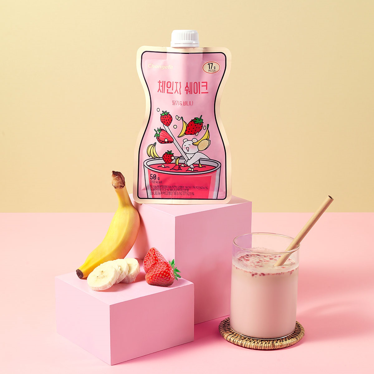 Changefit　チェンジフィット　イチゴ＆バナナ　5個セット