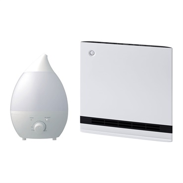 スリーアップ+PPIT 大風量パネルセラミックヒーター+超音波加湿器