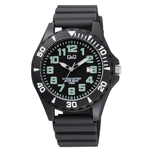 【CITIZEN】Q&Q　10年電池　スポーツウオッチ　（ネイビー）