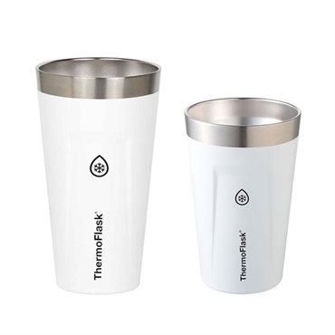 サーモフラスク スタックタンブラー 500ml&700ml 　スタッキングセット　白