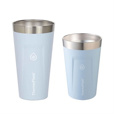 サーモフラスク スタックタンブラー 500ml&700ml 　スタッキングセット　青