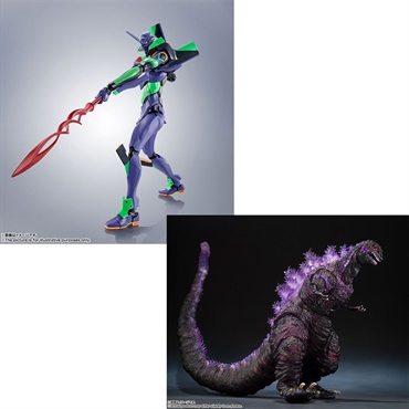 ゴジラ×エヴァンゲリオンセット(S.H.MonsterArts ゴジラ (2016) ×ROBOT魂 【SIDE EVA】エヴァンゲリオン)