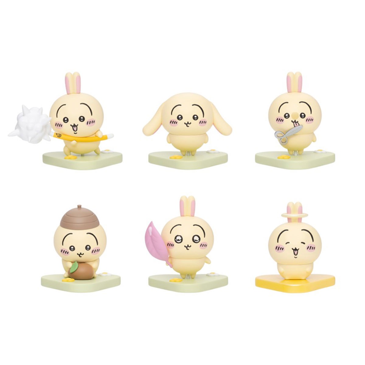 うさぎだらけフィギュア　6種セット