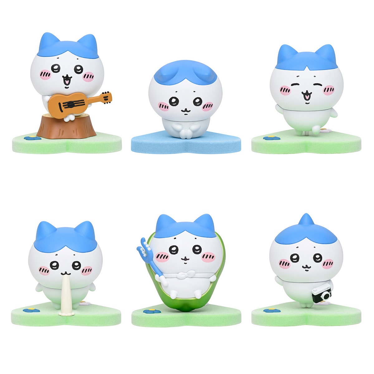 ハチワレだらけフィギュア　6種セット