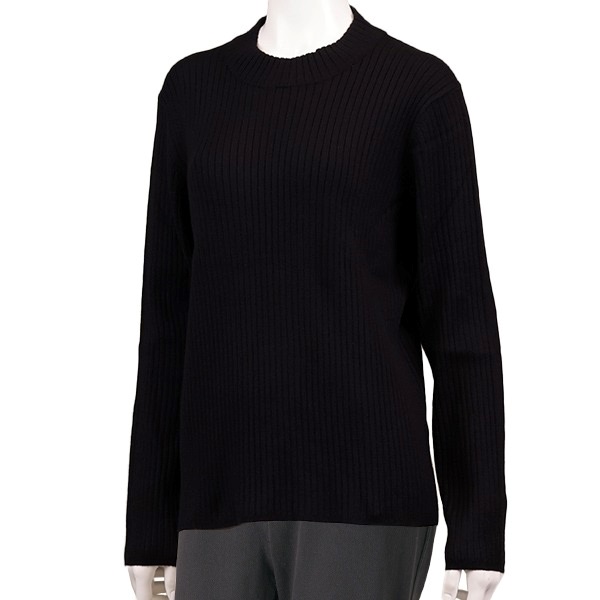 もちもちニット リブハイネック