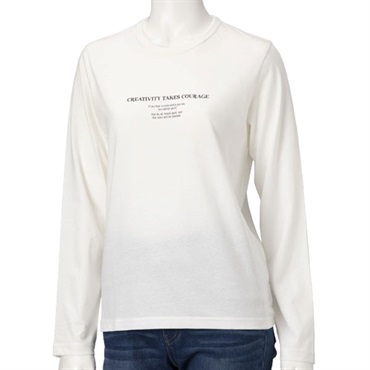 USAコットン ロゴプリントＴシャツ