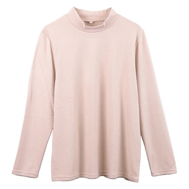 ソフトニットフリースハイネックＴ