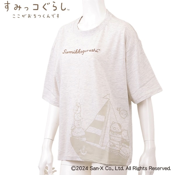 【2L-4L】すみっこぐらし天竺プリントＴシャツ