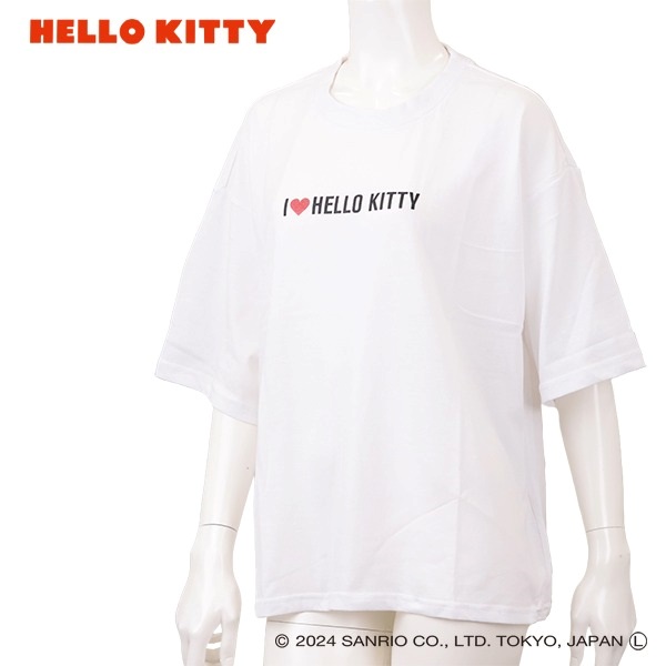 【2L-4L】ハローキティ天竺Ｔシャツ