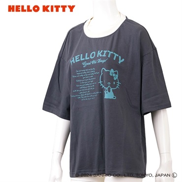 【2L-4L】ハローキティ天竺プリントＴシャツ