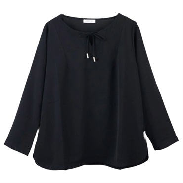 【2L-4L】錯覚シャツタテ見え７分袖