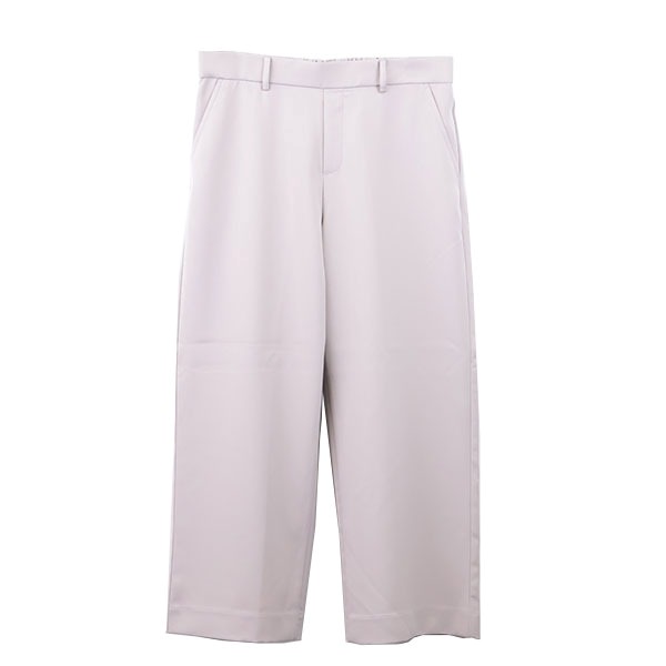 【2L-4L】ダブルクロスワイドパンツ　レギュラー丈　Ｌ６３