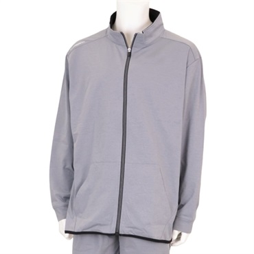 【3L-4L】ストレッチ速乾微起毛スタンドジャケット