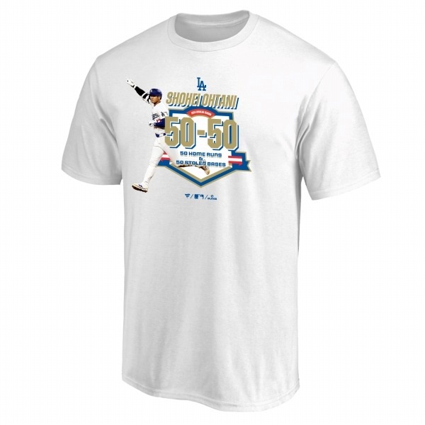 大谷翔平 50-50 Club 達成記念Tシャツ