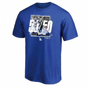 大谷翔平 50-50 MLB HISTORY Tシャツ