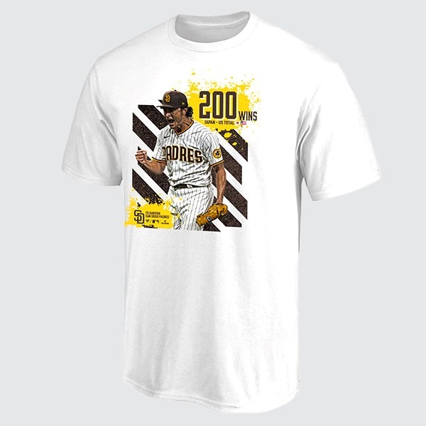 ダルビッシュ有２００勝　記念プリントＴシャツ