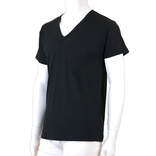 綿混メッシュ  クールオン 紳士綿混メッシュ半袖Ｖ首