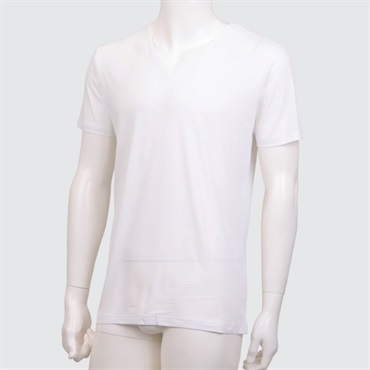 クールオン　冷感メッシュ半袖Ｖ首