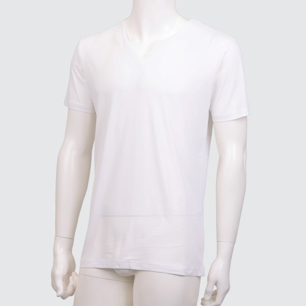 クールオン　冷感メッシュ半袖Ｖ首