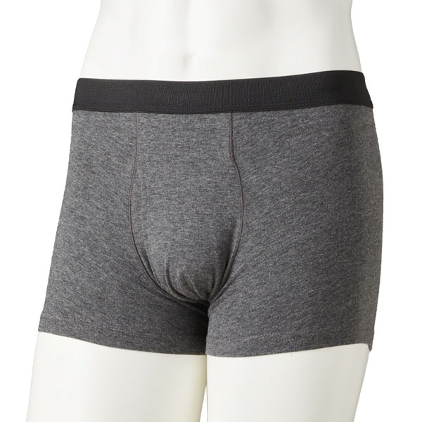 【綿混ゴム】モレスキュー無地ボクサー