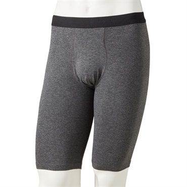 【綿混ゴム】モレスキュー無地ロングボクサー