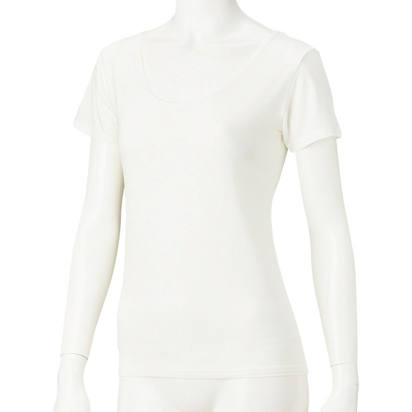 ここちよい肌ざわりインナー半袖